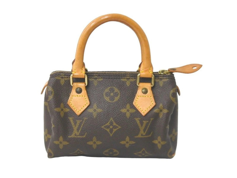 Louis Vuitton Speedy Boston Bag Monogram Brown Gold